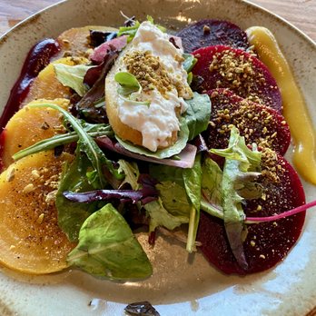 Moonraker Restaurant - RED & GOLD BEET SALAD - New American Near Me - Pacifica, California Moonraker Restaurant - RED & GOLD BEET SALAD - New American Near Me - Pacifica, California