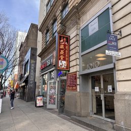 Front of store.