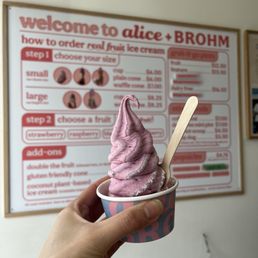 Raspberry soft serve (4/5) Raspberry soft serve (4/5)