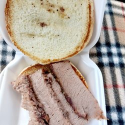 Randy's BBQ - Plenty of meat, moist with loads of flavor on a perfect golden bun.