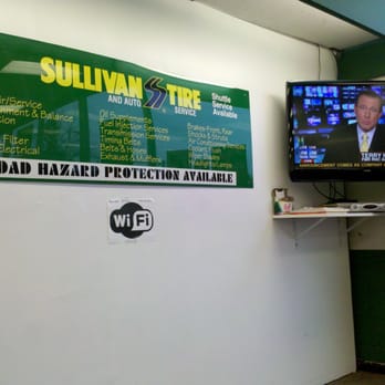 Sullivan Tire & Auto Service - Decent sized plasma TV and Free WiFi in the waiting area... (Watertown, MA) - Tires Near Me - Watertown, Massachusetts