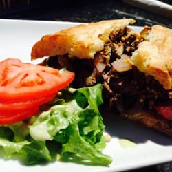 Cafe Bella - Steak sandwich was yummy!!