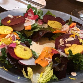 Fearing's Restaurant - Garden salad- so pretty! - New American Near Me - Dallas, Texas Fearing's Restaurant - Garden salad- so pretty! - New American Near Me - Dallas, Texas