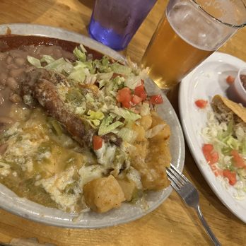 El Patio De Albuquerque - El Patio Combination Platter - New Mexican Cuisine Near Me - Albuquerque, New Mexico
