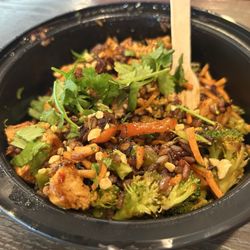 CoreLife Eatery - Sizzler bowl with teriyaki chicken.