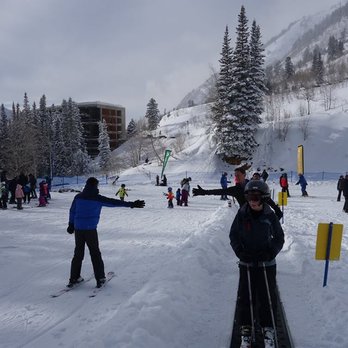 Snowbird - at the kids area where everyone practices - Ski Resorts Near Me - Snowbird, Utah