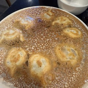 P P Pop - Pan fried dumpling.  Look at that crispy skirt! - Chinese Near Me - Monterey Park, California