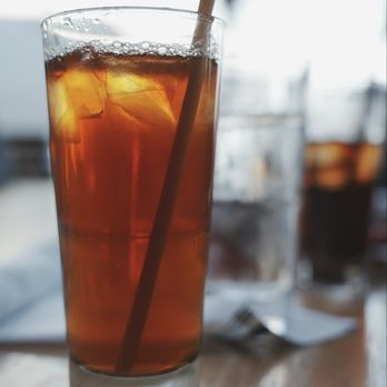 Duke's La Jolla - Passion Fruit Iced Tea. Mellow and slightly sweet. - New American Near Me - La Jolla, California