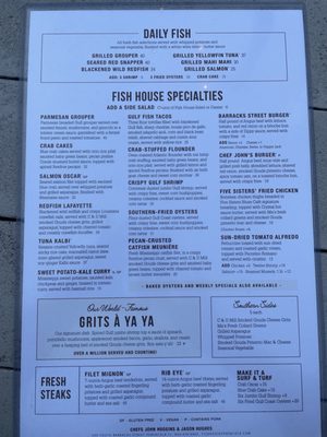 Menu photo 7 The Fish House Pensacola, FL