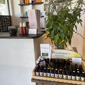 MISSION Day Spa - Front counter aromatherapy and skincare products - Skin Care Near Me - Wimberley, Texas MISSION Day Spa - Front counter aromatherapy and skincare products - Skin Care Near Me - Wimberley, Texas