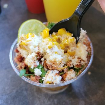 Dirt Dog Downey - Dirty Esquite (Corn In A Cup) - Hot Dogs Near Me - Downey, California Dirt Dog Downey - Dirty Esquite (Corn In A Cup) - Hot Dogs Near Me - Downey, California