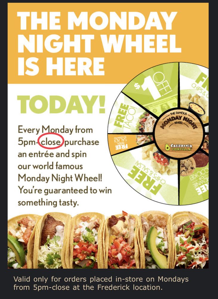 California Tortilla