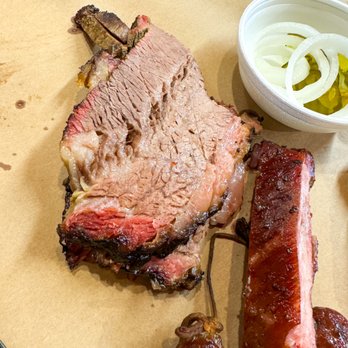 Black's Barbecue Lockhart - 1/2 lb of moist brisket ($15.89 for 0.53 lb) - Barbeque Near Me - Lockhart, Texas