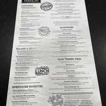 Well 80 Brewhouse - Their menu as of October 8th, 2022 - Brewpubs Near Me - Olympia, Washington
