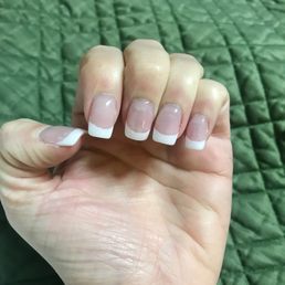 Dip powder French tip Dip powder French tip