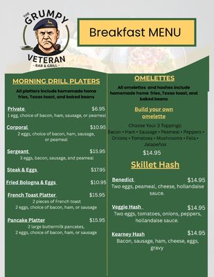 Menu photo 4 The Grumpy Veteran Kearney, ON Menu photo 4 The Grumpy Veteran Kearney, ON