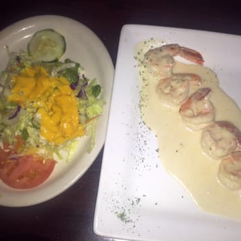 Montezuma Mexican Restaurant - Shrimp in garlic sauce with salad $18 - Mexican Near Me - Bronx, New York Montezuma Mexican Restaurant - Shrimp in garlic sauce with salad $18 - Mexican Near Me - Bronx, New York