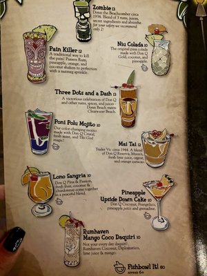 Menu photo 3 Bar Tiki CWB Clearwater, FL