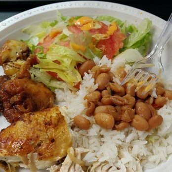 El Pollo Sabroson - Baked Chicken, rice and beans, maduro, and salad. - Seafood Near Me - Maspeth, New York