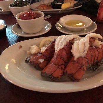 Jerry's Place - 3 lobster tail special with butter...YUMMY - Seafood Near Me - Prince Frederick, Maryland
