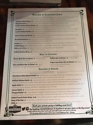 Menu photo 2 The Irish Nobleman Chicago, IL