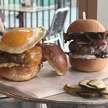 Moo Creamery - Sliders $6 each on happy hour - Burgers Near Me - Bakersfield, California Moo Creamery - Sliders $6 each on happy hour - Burgers Near Me - Bakersfield, California