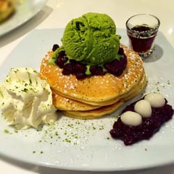 Passionflower - Red bean pancakes.