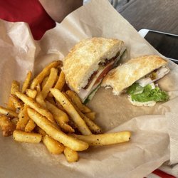 Hoovers River Resort - Turkey Bacon Sandwich with Fries