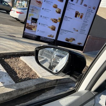 McDonald's - a menu in the rear view mirror of a car - Fast Food Near Me - Sacramento, California McDonald's - a menu in the rear view mirror of a car - Fast Food Near Me - Sacramento, California