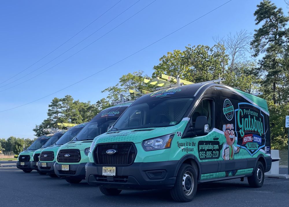 Slide of Professor Gatsby's Heating, Cooling & Plumbing