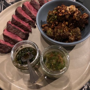 Mercy Me - Butcher's steak and romanesco side - New American Near Me - Washington, DC, District of Columbia