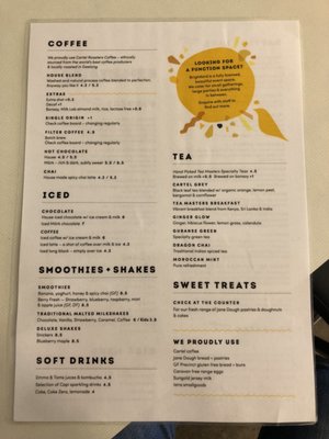 Menu photo 1 Brightbird Espresso Warrnambool, VIC