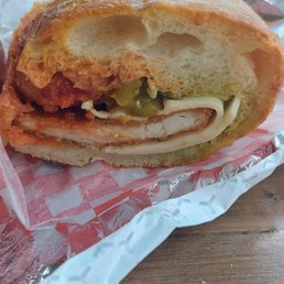 Panini poulet parmesant Panini poulet parmesant