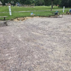 Would a lovely step from the grass to the gravel that wasn't supposed to be there