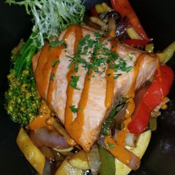 Blue Matisse - Salmon zarandeado (very good) - New American Near Me - Doral, Florida