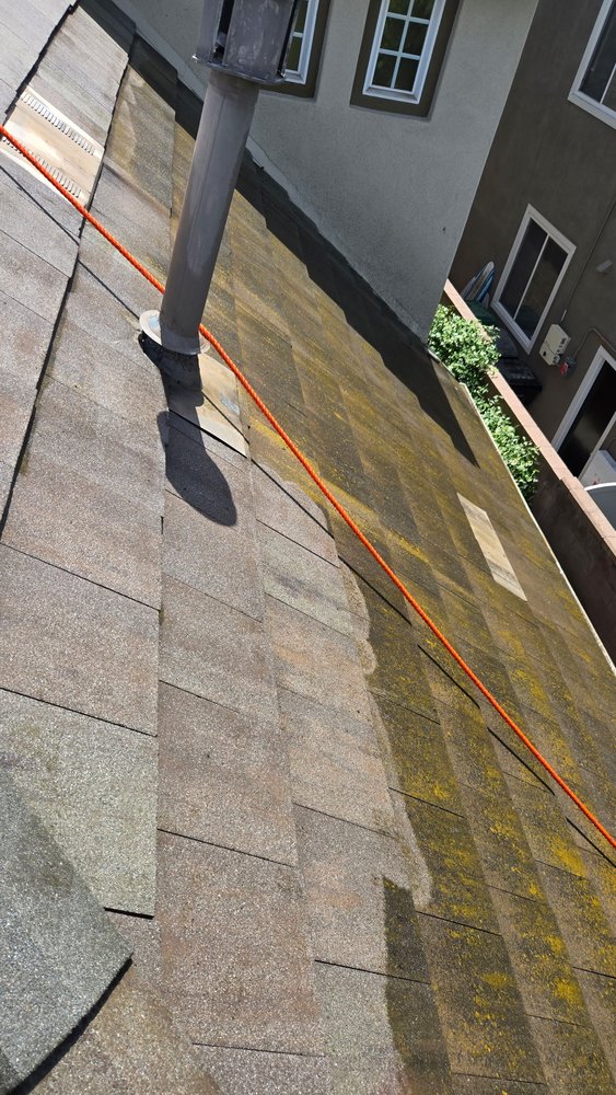 Slide of First Class Roof Cleaning