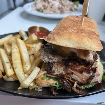 Black Pork - Cuban pork sandwich and best fries - American Near Me - Long Beach , California
