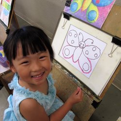Drawn2Art - Northridge - Christina working