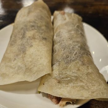 Hunan Taste - Peking duck in rolled rice paper pancake - Chinese Near Me - Montclair, New Jersey