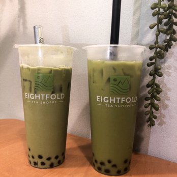 Eightfold Tea Shoppe - Uji Matcha Loose Leaf Tea - Bubble Tea Near Me - Costa Mesa, California