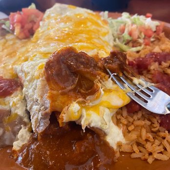 La Fonda - RED CHILE FUNDIDO BURRO - Mexican Near Me - Chandler, Arizona La Fonda - RED CHILE FUNDIDO BURRO - Mexican Near Me - Chandler, Arizona