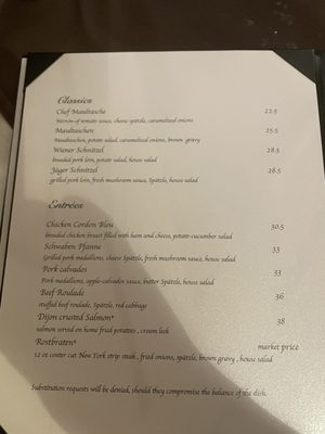 Menu photo 2 Schwaben House Greenville, SC