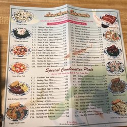 Great Wall Chinese Restaurant - Menu