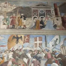 Chiesa San Francesco - Fresken: Die Legende vom Wahren Kreuz
