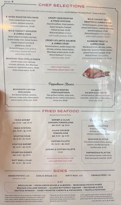 Menu photo 2 Pappadeaux Seafood Kitchen Grapevine, TX