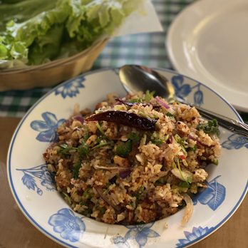 Padaek - Nem Khao (Crispy Rice Salad) - Thai Near Me - Falls Church, Virginia