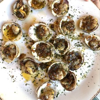 Marco Polo Trattoria - Baked clams with garlic - Bars Near Me - Los Angeles, California Marco Polo Trattoria - Baked clams with garlic - Bars Near Me - Los Angeles, California