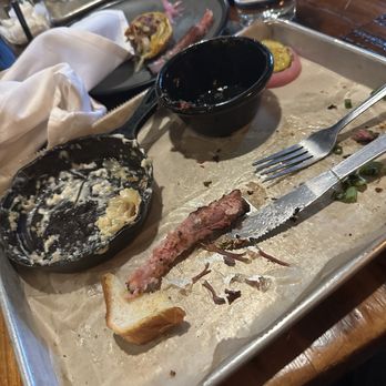 Sweet Auburn BBQ - This is the aftermath! Brisket Plate with ribs! - Barbeque Near Me - McDonough, Georgia Sweet Auburn BBQ - This is the aftermath! Brisket Plate with ribs! - Barbeque Near Me - McDonough, Georgia