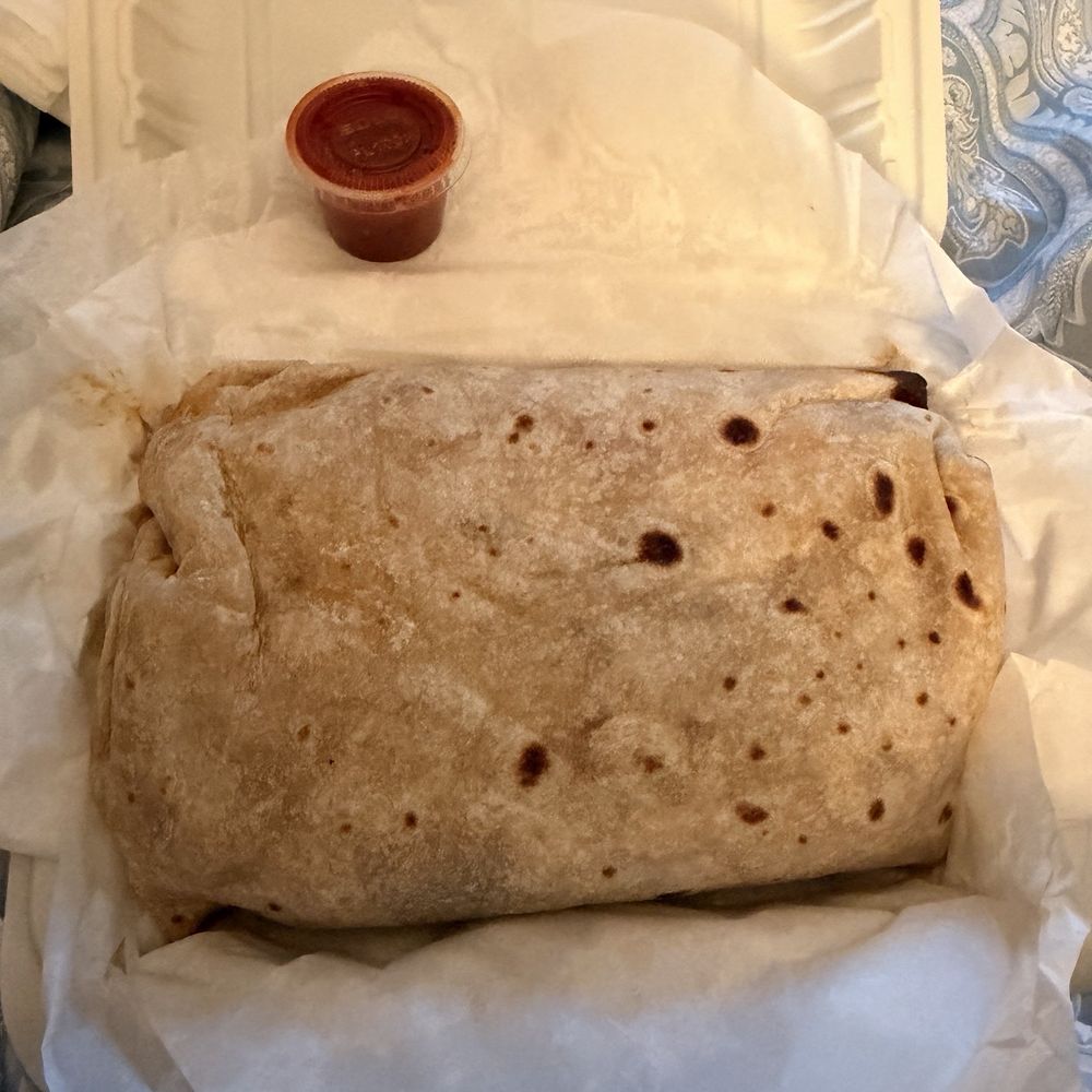 Juanita's III - #14 - Chile Relleno Burrito with Meat (Chicken). Added an extra Chile Relleno and tortilla. $25 - Mexican Near Me - Ontario, California Juanita's III - #14 - Chile Relleno Burrito with Meat (Chicken). Added an extra Chile Relleno and tortilla. $25 - Mexican Near Me - Ontario, California