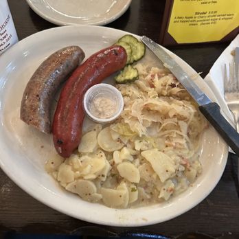 Kuby's Sausage House - Polish and grilled sausage plate - Meat Shops Near Me - Dallas, Texas
